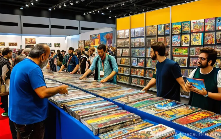 터닝메카드 팬 이벤트와 굿즈 - Image Prompt 1: The Heart of an Italian Comic Con**
