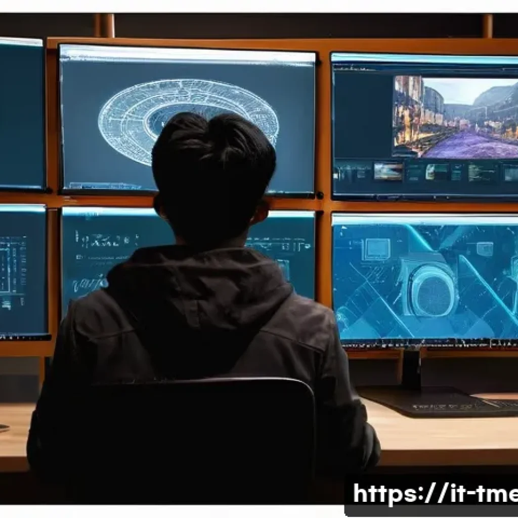 터닝메카드 주요 제작진 소개 - **"Turning Mecard" Animation Studio in Full Swing**
A bustling, modern animation studio filled w...